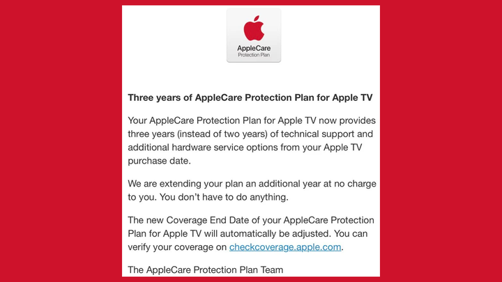 ¿Tienes un Apple TV? Su cobertura de AppleCare acaba de extenderse a tres años